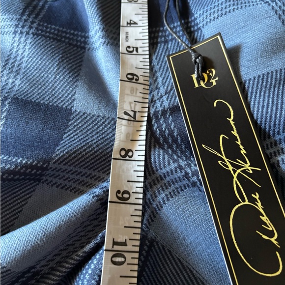 DG2 by Diane Gilman Blue Plaid Pants - Picture 6 of 9